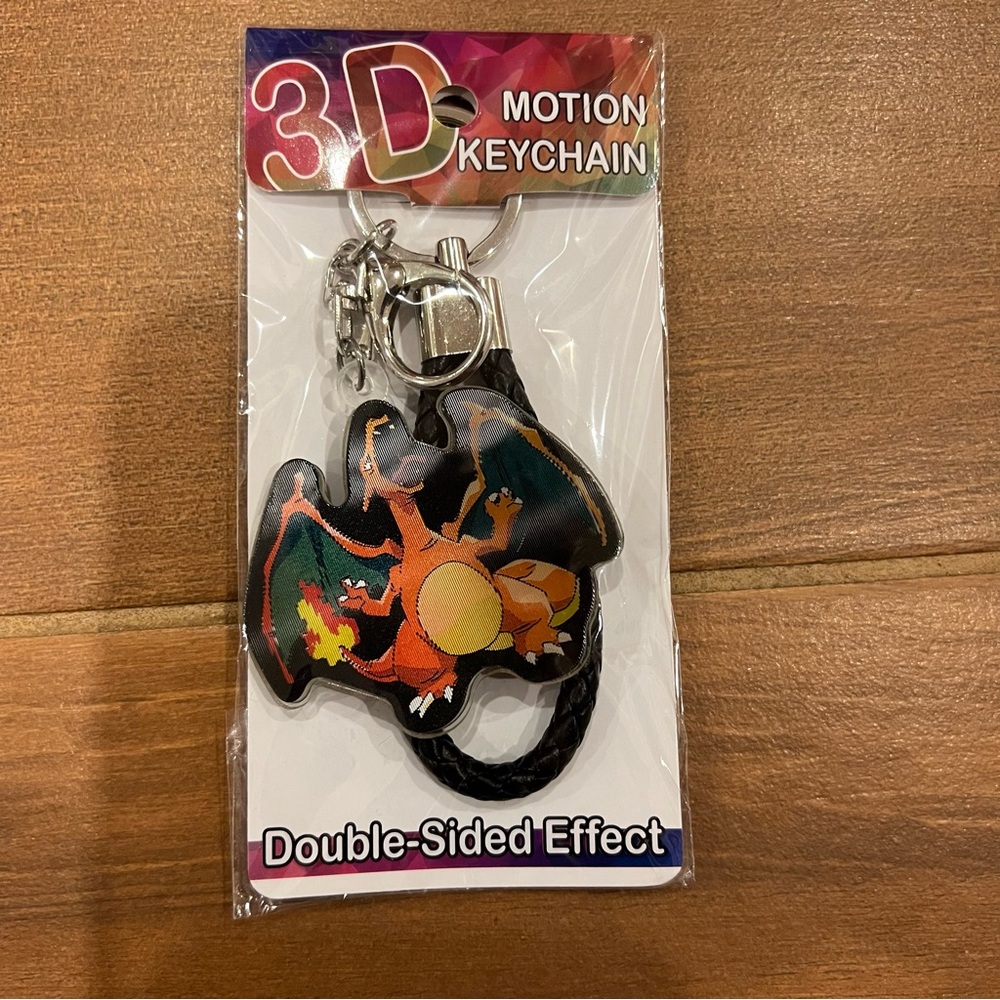 NWT Pokemon Charzard 3D Motion Keychain